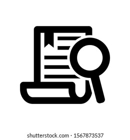 research icon isolated sign symbol vector illustration - high quality black style vector icons
