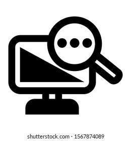 research icon isolated sign symbol vector illustration - high quality black style vector icons
