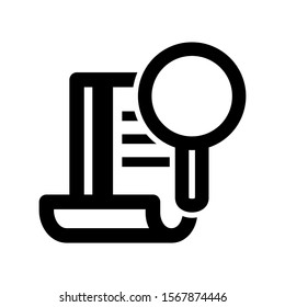 research icon isolated sign symbol vector illustration - high quality black style vector icons
