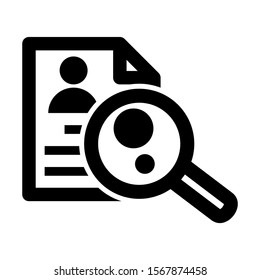 research icon isolated sign symbol vector illustration - high quality black style vector icons
