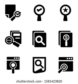 research icon isolated sign symbol vector illustration - Collection of high quality black style vector icons
