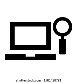research icon isolated sign symbol vector illustration - high quality black style vector icons
