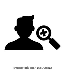 research icon isolated sign symbol vector illustration - high quality black style vector icons

