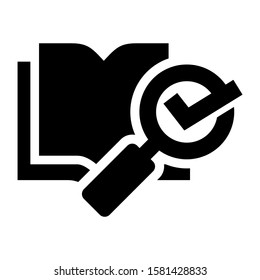 research icon isolated sign symbol vector illustration - high quality black style vector icons
