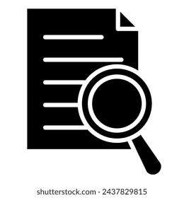 Forschung Icon Linie Vektor-Illustration