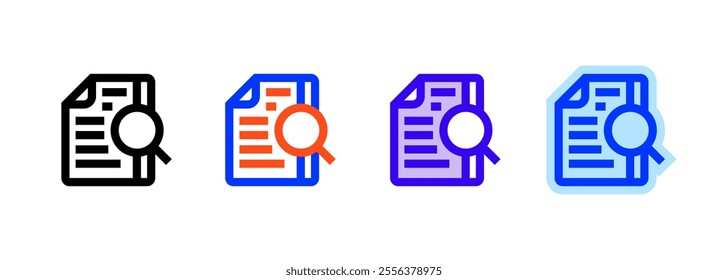 Research Icon. linear style sign for mobile concept and web design. Outline vector icon. Symbol, logo illustration. Vector