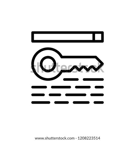 Research icon. Magnifying glass icon, key icon vector sign. Research symbol. Keyword Research icon.