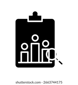 Research icon on white background