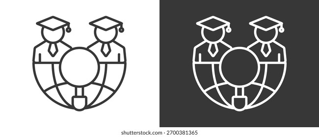Conjunto De Íconos De Investigación Colección De Vector Aislado En Blanco Y Negro