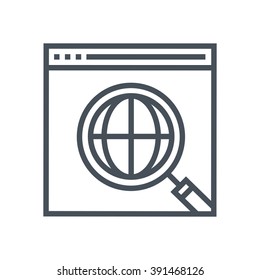 Research icon suitable for info graphics, websites and print media and  interfaces. Line vector icon.