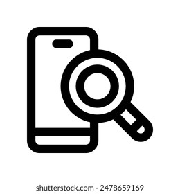 research icon. vector line icon for your website, mobile, presentation, and logo design.