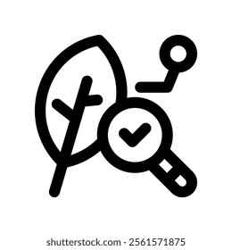research icon. vector line icon for your website, mobile, presentation, and logo design.