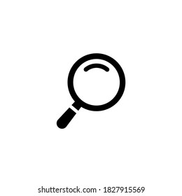 Research icon vector. Loupe icon symbol illustration