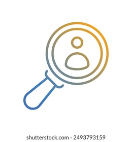 Icono de investigación Ilustración de stock de Vector