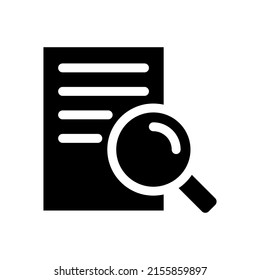 Ilustración de diseño de símbolos vectores de iconos de investigación