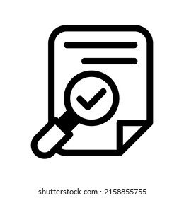 Research Icon Vector Symbol Design Illustration