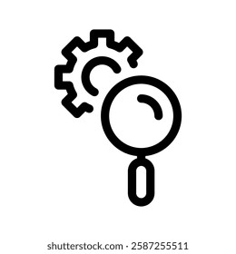 Research Icon Vector Symbol Design Illustration