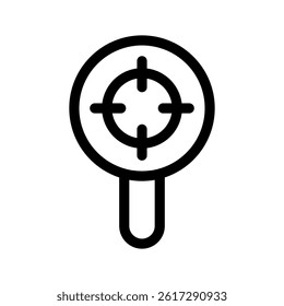 Research Icon Vector Symbol Design Illustration