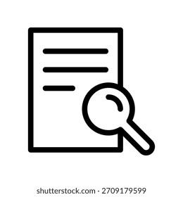 Vektorsymbol-Designgrafik für die Forschung