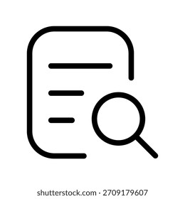 Icono de investigación Vector Símbolo Diseño Ilustración