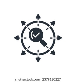 research icon. vector.Editable stroke.linear style sign for use web design,logo.Symbol illustration.