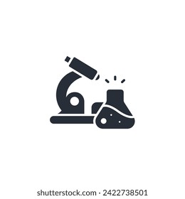 icono de investigación. vector.Curso editable.Signo de estilo lineal para uso de diseño web,logotipo.Ilustración de símbolo.