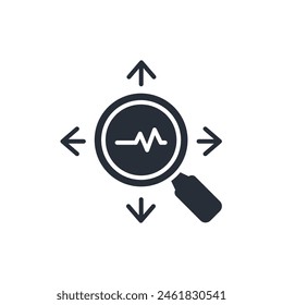 research icon. vector.Editable stroke.linear style sign for use web design,logo.Symbol illustration.