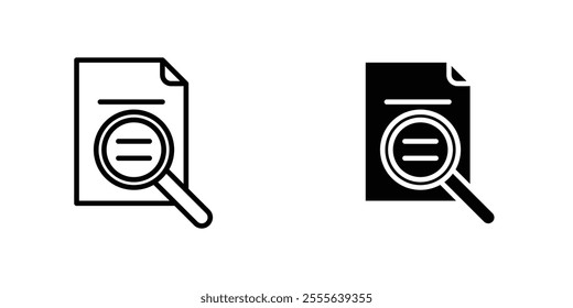 Research icons for app and websites.