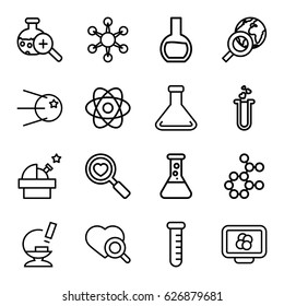 Research Icons Black Flat Design Vector Stock Vector (Royalty Free ...