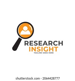 Research Insight Logo Icon Vector Template Stock Vector (Royalty Free ...