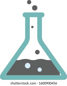 Research lab icon, vector, sing