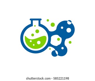 Research Lab Logo Design Element