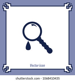 Research liquid icon, vector design element
