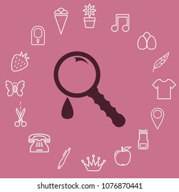 Research liquid icon, vector design element