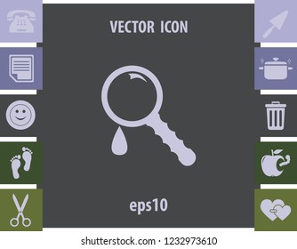 Research liquid icon, vector design element