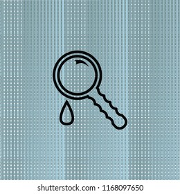 Research liquid outline icon, vector design element