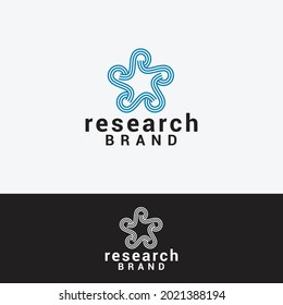  Research Logo Design Vector Template