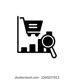 Research Marketing icon in vector. Logotype