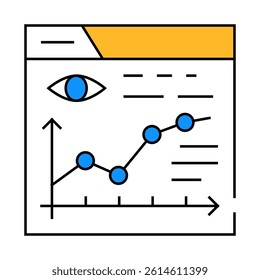 research marketing infographic line icon vector. research marketing infographic sign. isolated symbol illustration