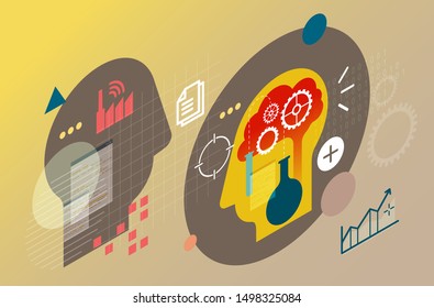 Research Methodology Abstract Illustration as EPS 10 File