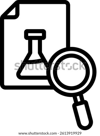 Research Methodology Icon Outline Vector Illustration