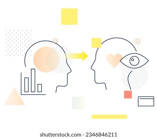 Research Methods - Qualitative Data - Stock Icon as EPS 10 File