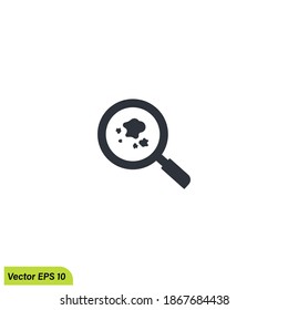 research microorganism icon symbol logo template