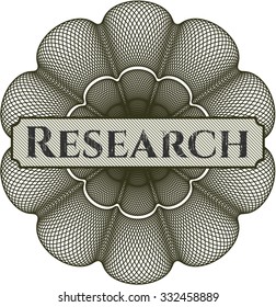 Research money style rosette