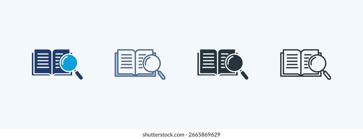Research Multiple Style Icon Collection