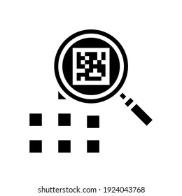research neural network glyph icon vector. research neural network sign. isolated contour symbol black illustration