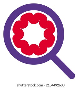 research on coronavirus seen through a magnifying glass