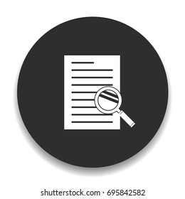 research on paper icon