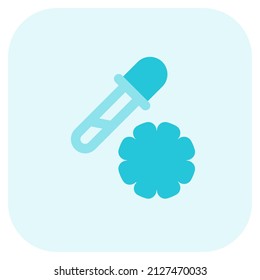 investigación sobre virus en el laboratorio con logotipo de pipeta