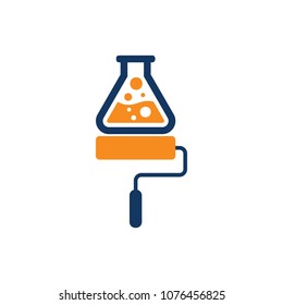 Research Paint Logo Icon Design